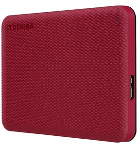 Toshiba Canvio Advance disco duro externo 2 GB Rojo