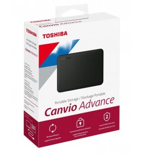 Toshiba Canvio Advance disco duro externo 2 GB Rojo