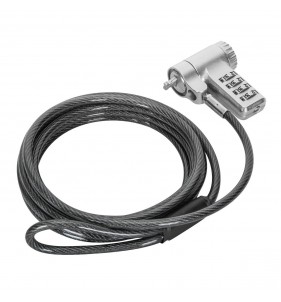 Targus ASP96RGLX cable antirrobo Plata 2 m