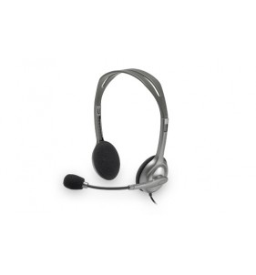 Logitech H111 Stereo Headset Auriculares Alámbrico Diadema Oficina/Centro de llamadas Gris