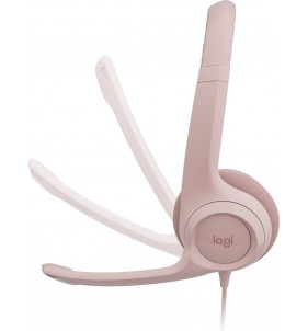 Logitech H390 Auriculares Alámbrico Diadema Oficina/Centro de llamadas USB tipo A Rosa
