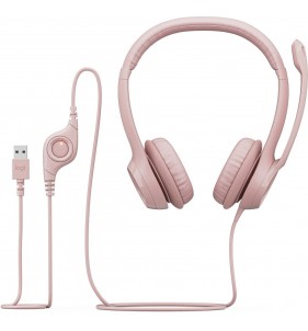 Logitech H390 Auriculares Alámbrico Diadema Oficina/Centro de llamadas USB tipo A Rosa