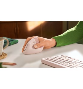 Logitech Lift ratón mano derecha RF Wireless + Bluetooth Óptico 4000 DPI