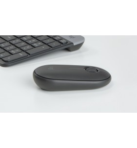 Logitech Pebble M350 ratón Ambidextro RF Wireless + Bluetooth Óptico 1000 DPI