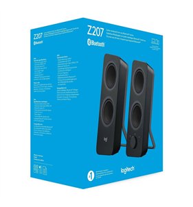 Logitech Z207 Negro Inalámbrico y alámbrico 5 W