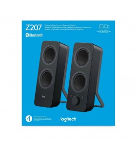 Logitech Z207 Negro Inalámbrico y alámbrico 5 W