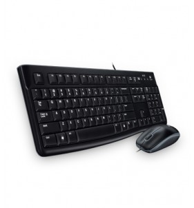 Logitech MK120 teclado Ratón incluido USB Negro