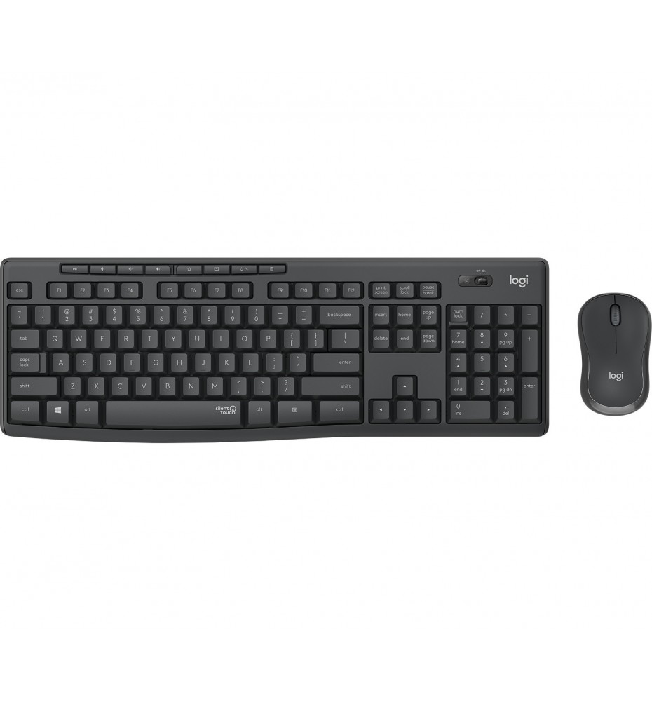 Logitech MK295 teclado Ratón incluido RF inalámbrico Grafito