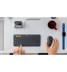 Logitech K380 teclado Bluetooth QWERTY Inglés Lavanda