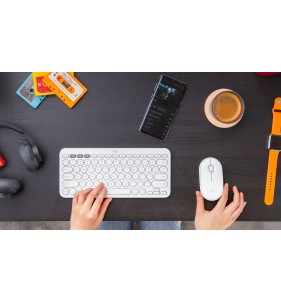 Logitech K380 teclado Bluetooth QWERTY Inglés Lavanda