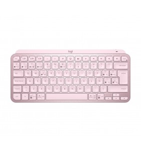 Logitech MX Keys Mini teclado RF Wireless + Bluetooth Rosa