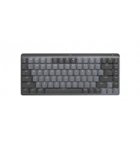 Logitech MX Mini Mechanical teclado RF Wireless + Bluetooth Grafito, Gris