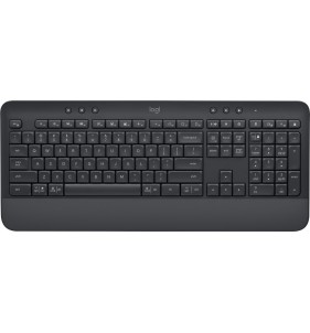 Logitech Signature K650 teclado RF Wireless + Bluetooth QWERTY Inglés Grafito