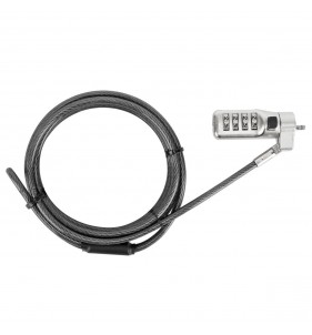 Targus ASP86RGL cable antirrobo Negro, Plata 1,98 m