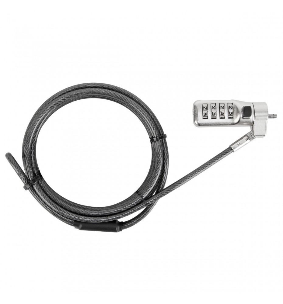 Targus ASP86RGL cable antirrobo Negro, Plata 1,98 m Targus ASP86RGL cable antirrobo Negro, Plata 1,98 m