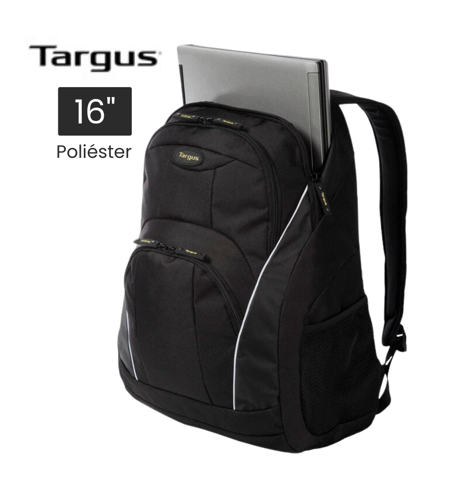 Mochila Targus Motor Porta Laptop 16" Negro Mochila Targus Motor Porta Laptop 16" Negro