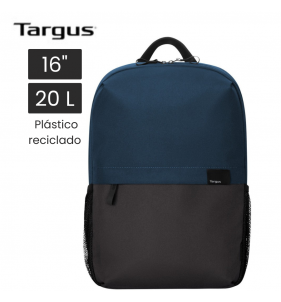 MOCHILA PARA LAPTOP TARGUS TBB63602GL 16" PORTA LAPTOP AZUL HECHO DE PLÁSTICO RECICLADO