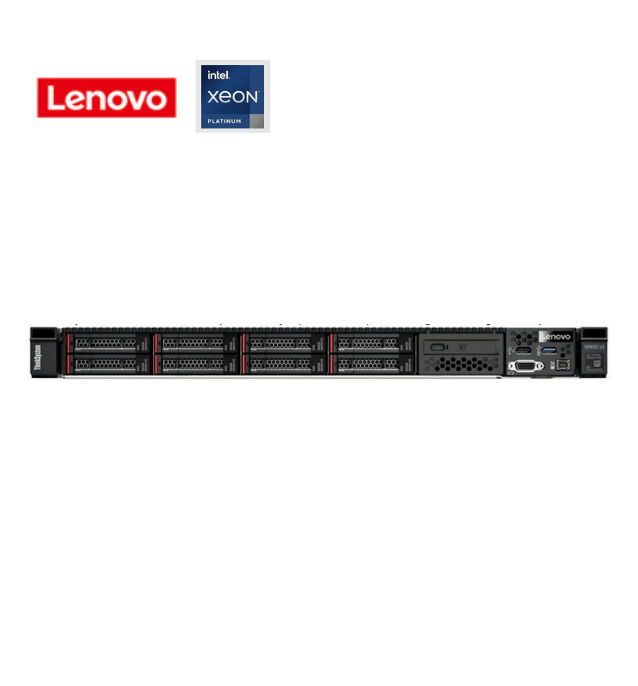 Servidor Lenovo ThinkSystem SR630 V2 Intel Xeon Silver 4314 2.4 GHz 32 GB DDR4-SDRAM 750 W Tipo Rack