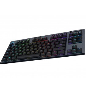 TECLADO MECÁNICO LOGITECH G915 TKL LIGHTSPEED RGB LIGHTSYNC INALÁMBRICO BLUETOOTH USB NEGRO