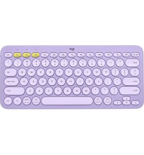 TECLADO BLUETOOTH LOGITECH K380 QWERTY INGLÉS LAVANDA