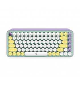 TECLADO BLUETOOTH LOGITECH POP KEYS COLOR MENTA, VIOLETA, BLANCO, AMARILLO