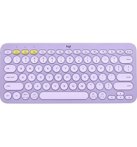 TECLADO BLUETOOTH LOGITECH K380 QWERTY INGLÉS LAVANDA