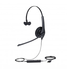 Jabra Biz 1500 Mono USB Auriculares Alámbrico Diadema Oficina/Centro de llamadas Bluetooth Negro