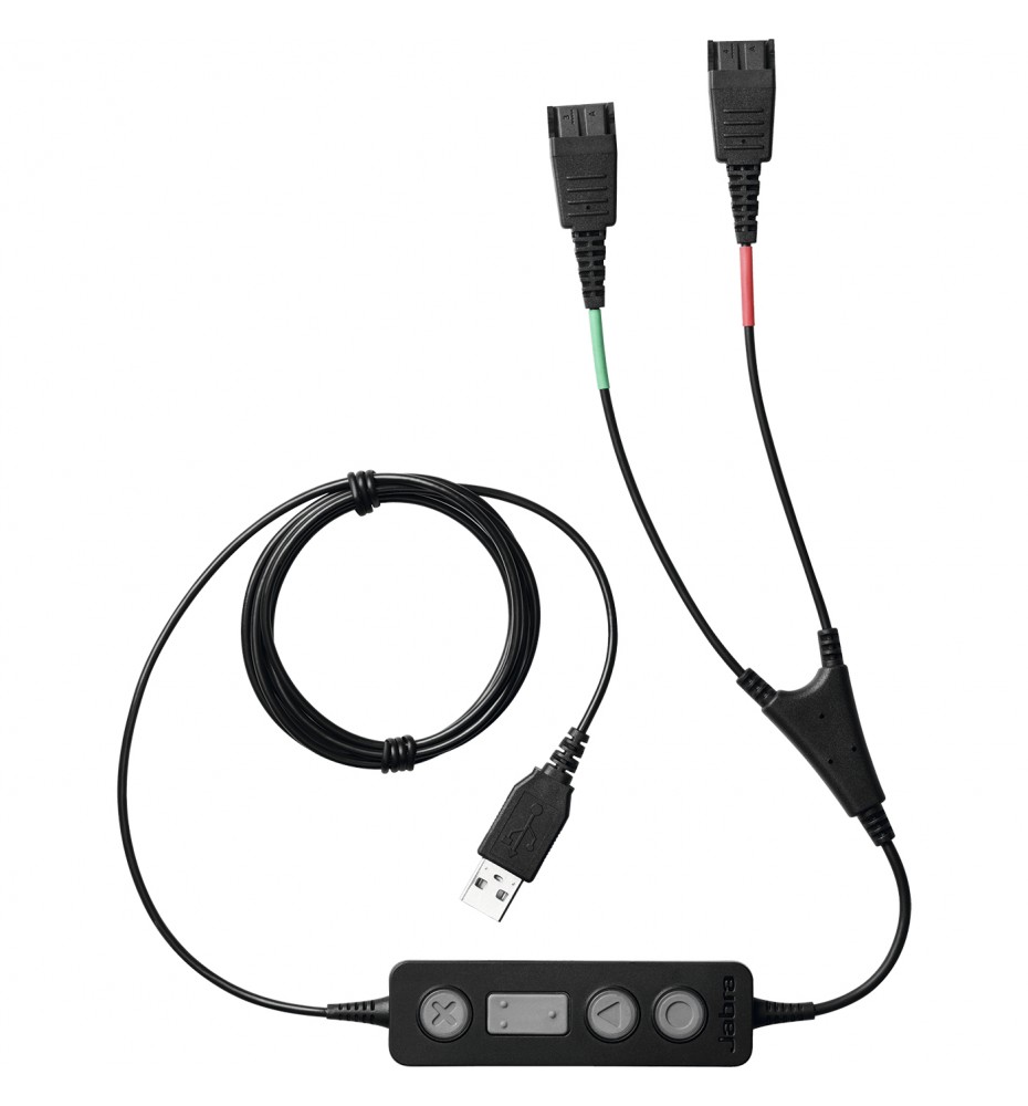 Jabra LINK 265 - Adaptador para auriculares - USB macho a Desconexión rápida