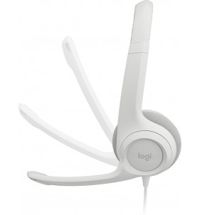 Logitech H390 Auriculares Alámbrico Diadema Oficina/Centro de llamadas USB tipo A Blanco