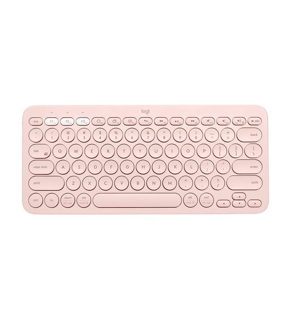 Logitech K380 Multi-Device teclado Bluetooth Rosa