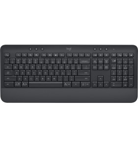 Logitech Signature K650 teclado RF Wireless + Bluetooth QWERTY Inglés Grafito