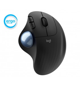 Logitech ERGO M575 ratón mano derecha RF Wireless + Bluetooth Trackball 2000 DPI