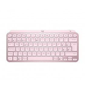 Logitech MX Keys Mini teclado RF Wireless + Bluetooth Rosa