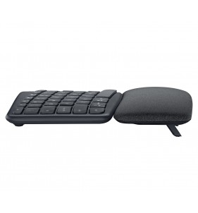 Logitech ERGO K860 teclado RF Wireless + Bluetooth Negro