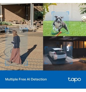 TP-Link Tapo C520WS Almohadilla Cámara de seguridad IP Interior y exterior 2560 x 1440 Pixeles Techo