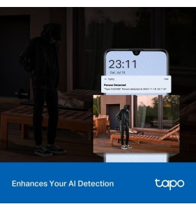 TP-Link Tapo C325WB Bala Cámara de seguridad IP Interior y exterior 2688 x 1520 Pixeles Pared
