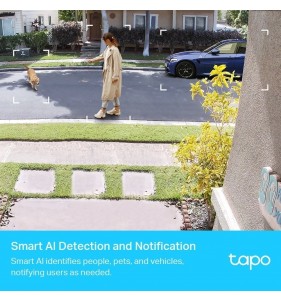 TP-Link Tapo C400S2 Bala Cámara de seguridad IP Interior y exterior 1920 x 1080 Pixeles Pared
