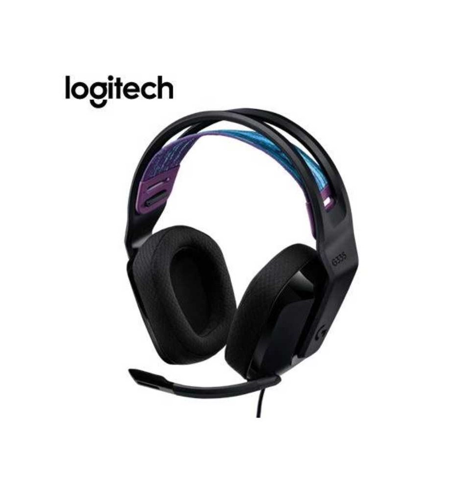 AURICULARES GAMING LOGITECH G335 CON CABLE COLOR NEGRO