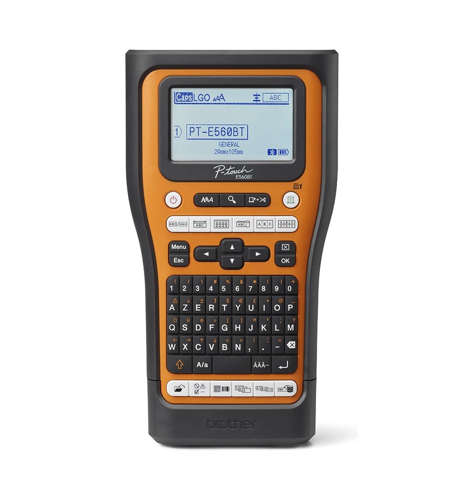 Brother PT-E560BTVP impresora de etiquetas Transferencia térmica 180 x 180 DPI 20 mm s Inalámbrico y alámbrico HSE TZe