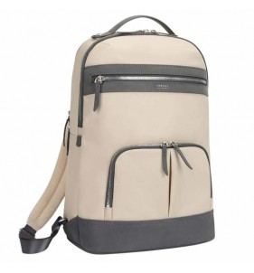Targus Newport 38,1 cm (15") Mochila Gris, Bronceado