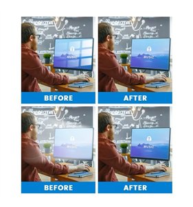 PACK DE 2 PROTECTOR DE PANTALLA ANTI REFLEJO MATE DE 22 PULGADAS 16:10 PARA PANTALLA DE PC