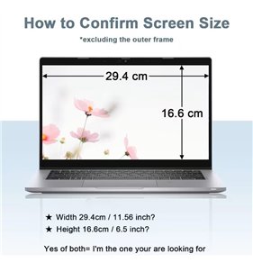 Filtro de privacidad para pantalla de laptop de 13.3 pulgadas