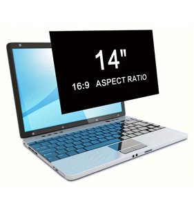 Protector de privacidad para pantalla de laptop 14 pulgada 16:9 de 35.56