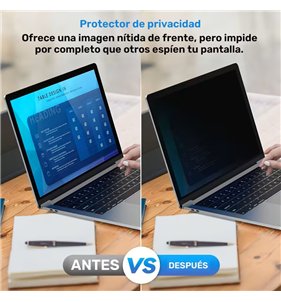 Protector de privacidad para pantalla de laptop 14 pulgada 16:9 de 35.56